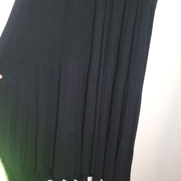 Sonoma Black Tiered Boho Maxi Dress 2X - Picture 7 of 15